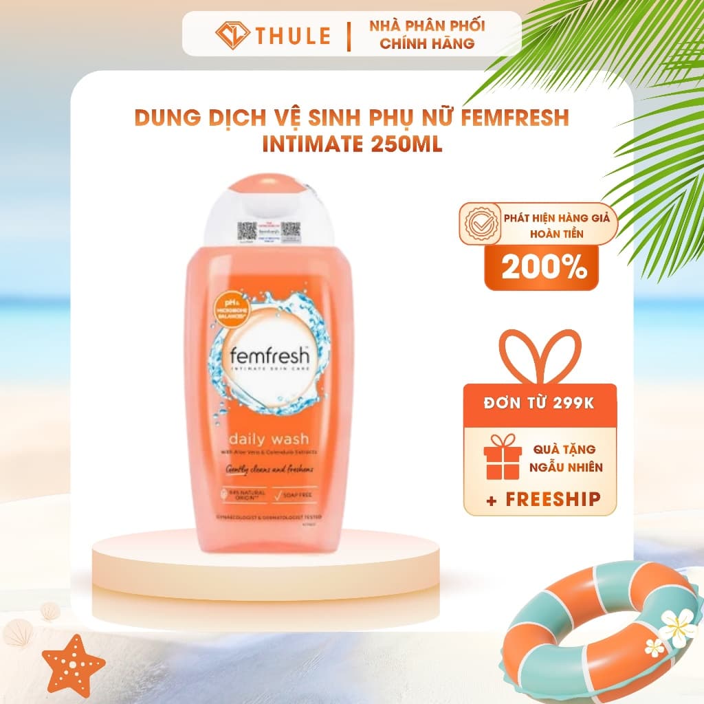 DUNG DỊCH VỆ SINH PHỤ NỮ FEMFRESH INTIMATE SKIN CARE DAILY WASH 250ML