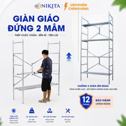 [RẺ VÔ ĐỊCH] Giàn giáo công trình thông minh, Gấp gọn dễ di chuyển cho các công trình vừa và nhỏ, thép chính hãng 1