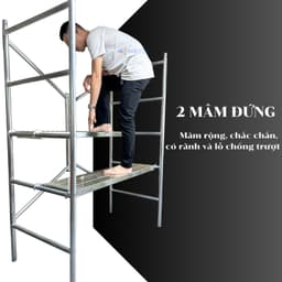 [RẺ VÔ ĐỊCH] Giàn giáo công trình thông minh, Gấp gọn dễ di chuyển cho các công trình vừa và nhỏ, thép chính hãng 4