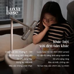 Kyvian Đèn Bàn Học Chống Cận Luxia Base 18W 1100 Lumen CRI ≥95 Bảo Vệ Mắt by Velix 2