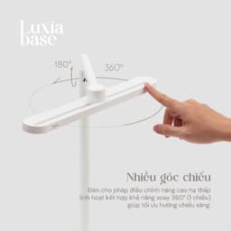 Kyvian Đèn Bàn Học Chống Cận Luxia Base 18W 1100 Lumen CRI ≥95 Bảo Vệ Mắt by Velix 6