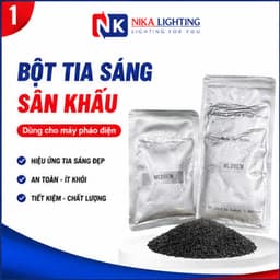Bột tạo tia sáng sân khấu NIKA dùng cho máy phun tia sáng lạnh 450 600W tiết kiệm hiệu ứng đẹp 1