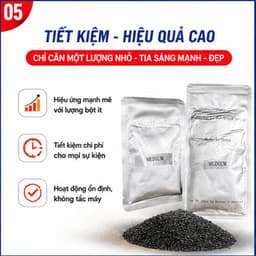 Bột tạo tia sáng sân khấu NIKA dùng cho máy phun tia sáng lạnh 450 600W tiết kiệm hiệu ứng đẹp 4