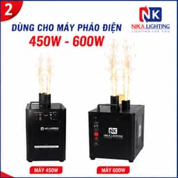 Bột tạo tia sáng sân khấu NIKA dùng cho máy phun tia sáng lạnh 450 600W tiết kiệm hiệu ứng đẹp 2