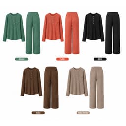 Set Đồ Bộ Nữ Ủ Kem Bigsize Tay Dài Quần Dài Thun Xốp Bộ Mặc Nhà Thu Đông Mềm Mịn Ấm Áp UK68 LIMO 9