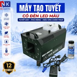 Máy Tạo Tuyết NIKA LIGHTING S-3000 PRO Có LED – Máy Phun Tuyết Sân Khấu, Sự Kiện 1