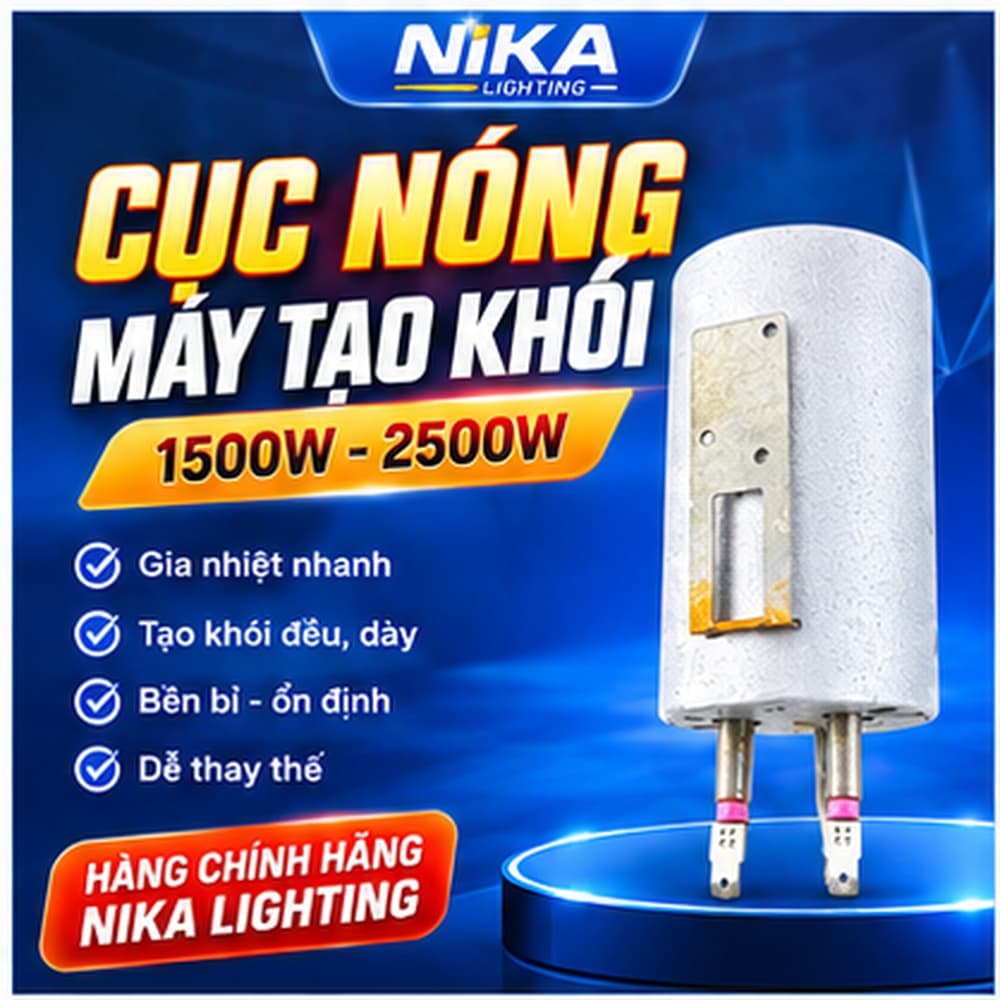 Cục nóng máy tạo khói 1500W 3000W buồng đốt gia nhiệt linh kiện thay thế cho máy phun khói sân khấu