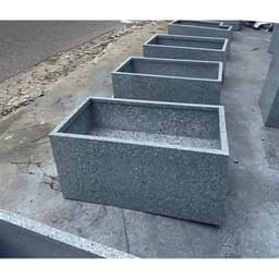 chậu nhựa Composite chữ nhật.chậu trồng cây siêu nhẹ chống nắng chống nước độ bền cao 8