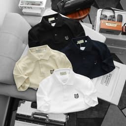 | Xả kho | Các mẫu áo polo 55kg - 95kg form suông chất vải cotton pique không nhăn 6