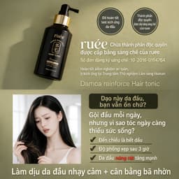 Xịt dưỡng da đầu, mọc tóc RUÉE Damoa Reinforce Hair Tonic Premium 150ml - Chính hãng Hàn Quốc 3