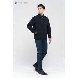 Áo khoác nam DGC thiết kế cổ bẻ phong cách lịch lãm thời trang công sở cao cấp bền bỉ mã WAJKBB12M 6