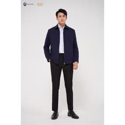 Áo khoác nam DGC thiết kế cổ bẻ phong cách lịch lãm thời trang công sở cao cấp bền bỉ mã WAJKBB12M 7