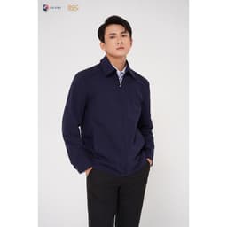 Áo khoác nam DGC thiết kế cổ bẻ phong cách lịch lãm thời trang công sở cao cấp bền bỉ mã WAJKBB12M 2