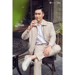 Áo khoác nam DGC thiết kế cổ bẻ phong cách lịch lãm thời trang công sở cao cấp bền bỉ mã WAJKBB12M 8