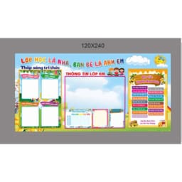 LH 28 - BẢNG TIN LỚP HỌC/ TRƯỜNG HỌC KIỂU MỚI/ LỚP HỌC THÂN THIỆN 2