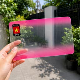 Decal Tem Dán Biển Số Xe Máy PVC 3 Lớp Cao Cấp Chống Nước Bền Màu· 2