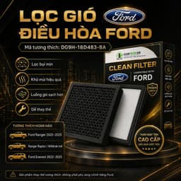 Lọc Gió Điều Hoà Ford ô tô: Ranger đời (22-25), RAPTOR / WILTRACK mới, Ford Everest (22-25) DG9H-18D483-BA 8