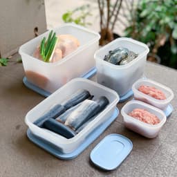 Bộ hộp trữ đông dẻo Gen II (5) và trữ mát Tupperware Cubix Starter - Bảo hành trọn đời - Nhựa nguyên sinh an toàn 3