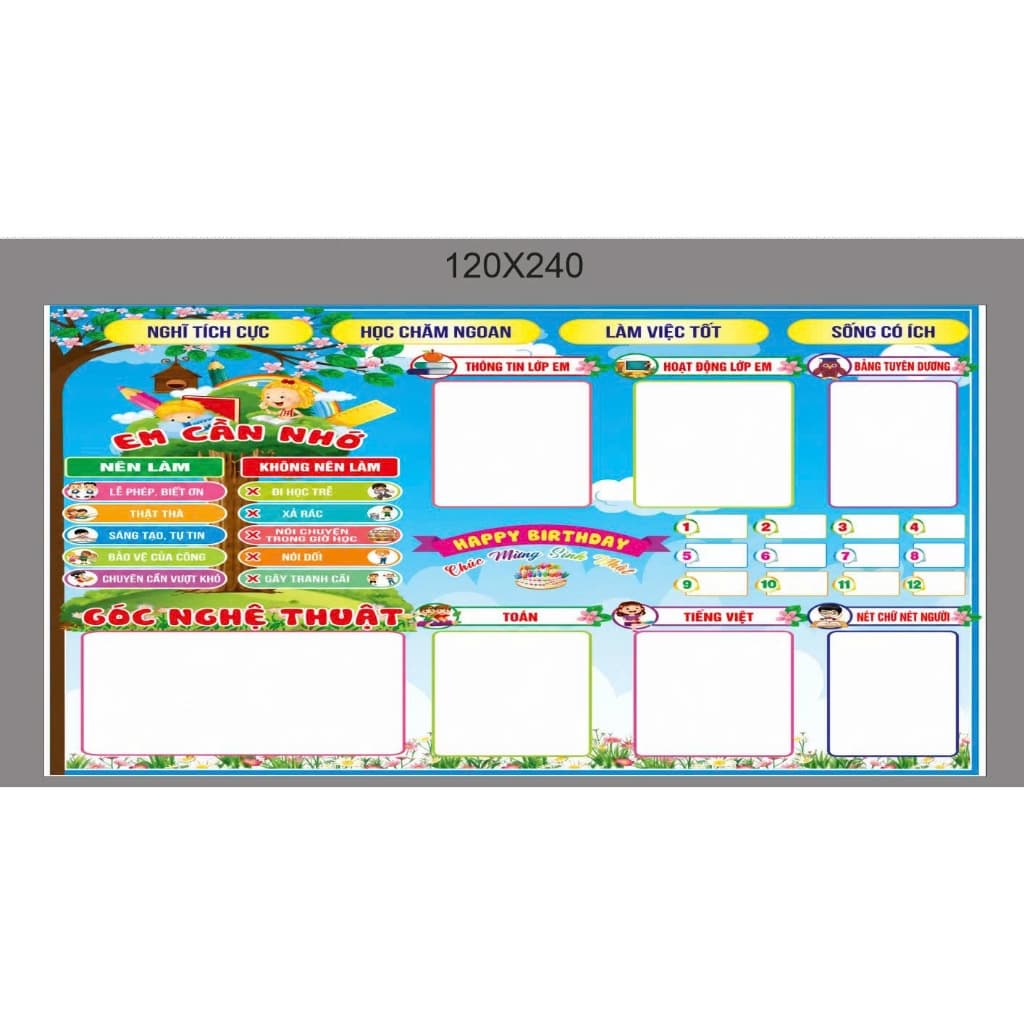 LH 29 - BẢNG TIN LỚP HỌC/ BẢNG TUYÊN DƯƠNG/ BẢNG THÔNG BÁO/ LỚP HỌC KIỂU MỚI