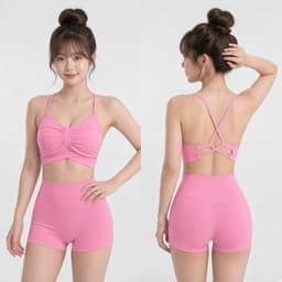 Áo Bra tập Gym, Yoga, Erobic cho nữ  mút đúc, chất lulu, hàng quảng châu form chuẩn  AT013 6