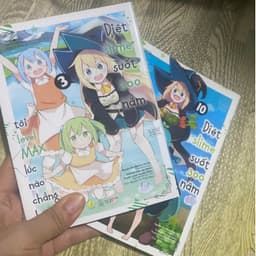 Combo 2q vở Diệt slime suốt 300 năm tôi level max lúc nào chẳng hay tập 3,10 1