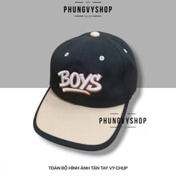 Bé 4-10 tuổi/ Mũ lưỡi trai bé trai gái trẻ em phungvyshop-  Nón /Kết trung Vá Phối SAVE EARTH B BOYS / 7