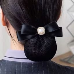 Kẹp tóc nơ dubochic 10cm kẹp tóc văn phòng công sở gọn gàng 1