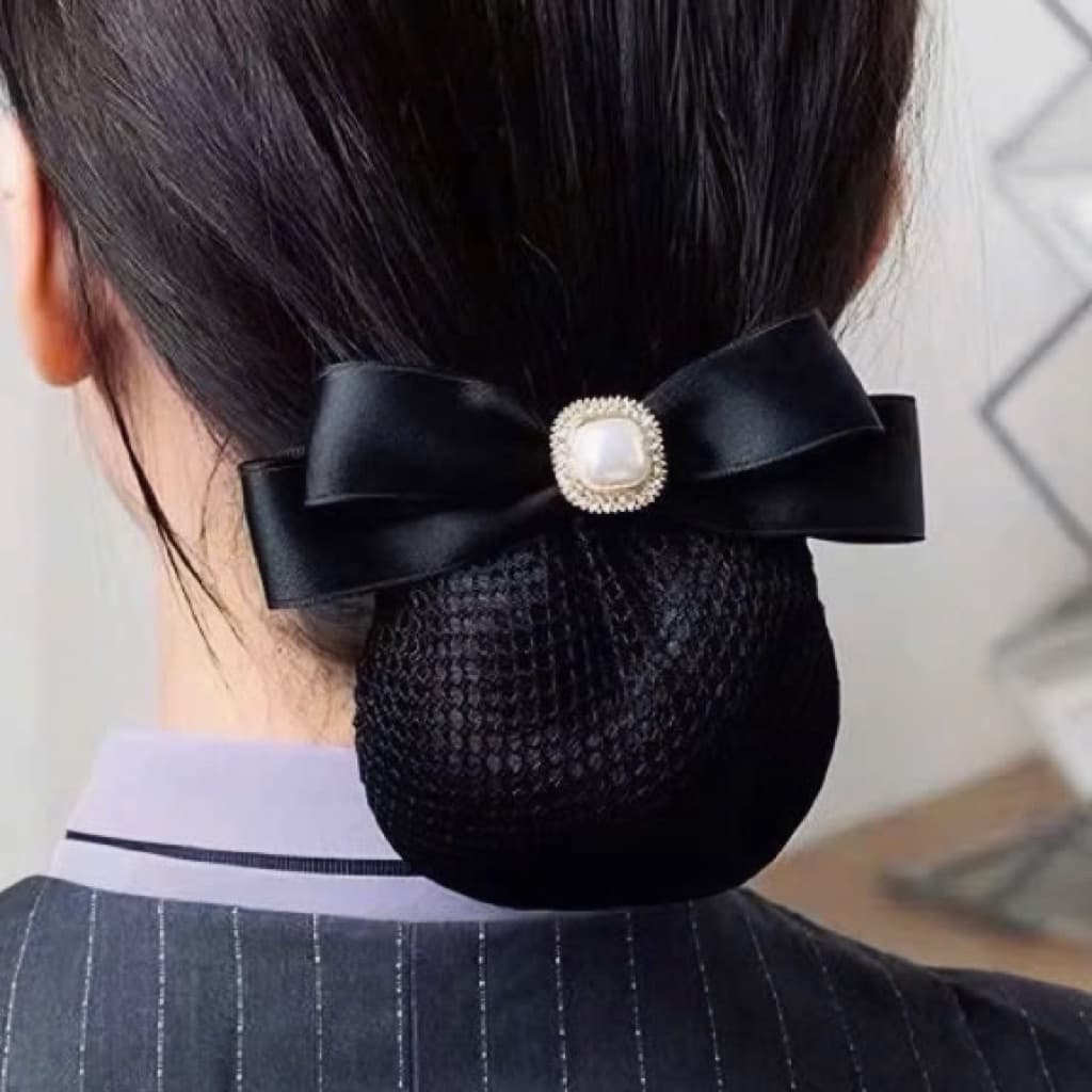 Kẹp tóc nơ dubochic 10cm kẹp tóc văn phòng công sở gọn gàng
