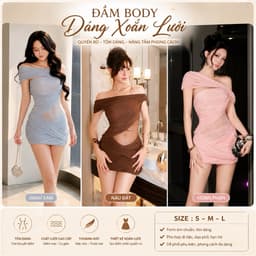 Đầm Body Trễ Vai Xếp Ly Cut Out Eo Tôn Dáng – Váy Body Mini Ôm Dáng Dự Tiệc Sang Trọng Ananclothing4 1
