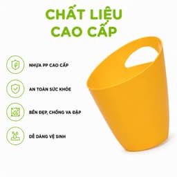 Xô Nhựa Đựng Đá Vát Cầm Tay 5260 Việt Nhật Chất Liệu Nhựa PP Cao Cấp Thiết Kế Tay Cầm Chắc Chắn Dùng Đựng Đá Lạnh GD409 3