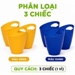 Xô Nhựa Đựng Đá Vát Cầm Tay 5260 Việt Nhật Chất Liệu Nhựa PP Cao Cấp Thiết Kế Tay Cầm Chắc Chắn Dùng Đựng Đá Lạnh GD409 9