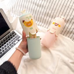 Hộp Đựng Bàn Chải, CÔC Đánh Răng Đi Du Lịch 2 Trong 1 XINH XĂN, TIỆN LỢI AB18 2