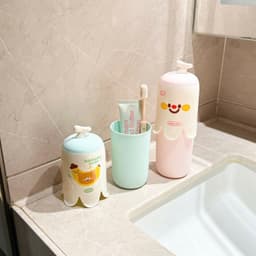 Hộp Đựng Bàn Chải, CÔC Đánh Răng Đi Du Lịch 2 Trong 1 XINH XĂN, TIỆN LỢI AB18 6