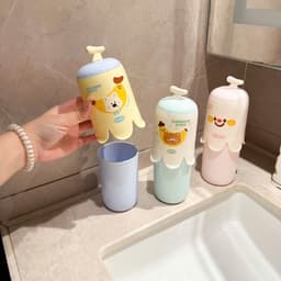Hộp Đựng Bàn Chải, CÔC Đánh Răng Đi Du Lịch 2 Trong 1 XINH XĂN, TIỆN LỢI AB18 3