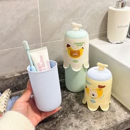 Hộp Đựng Bàn Chải, CÔC Đánh Răng Đi Du Lịch 2 Trong 1 XINH XĂN, TIỆN LỢI AB18 7