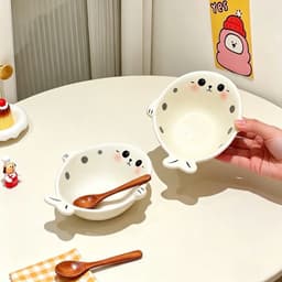 [ODER] Bát ăn hải cẩu chất liệu sứ an toàn 3