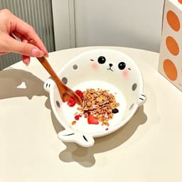 [ODER] Bát ăn hải cẩu chất liệu sứ an toàn 5