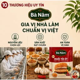 ( GIÁ SỈ ) 4 GÓI Muối Tỏi Ớt Bà Năm Gia Vị Ướp Đa Năng Giòn Bì Chấm Súp Ướp Cá Thịt & chấm hoa quả dokhogiasi 8