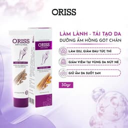 Kem nứt gót và dưỡng da chân tay Oriss tinh chất nghệ và trầu không tái tạo làm hồng gót Tuýp 30gr 9