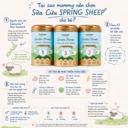 [Date 2/2028] Sữa Công Thức Cừu SPRING SHEEP Nguyên Kem Đạm A2 Hỗ Trợ Tăng Cân 800g 2