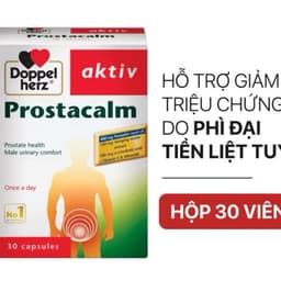 Doppelherz Aktiv Prostacalm (Hộp 30 viên) Viên uống cho người phì đại tiền liệt tuyến,tiểu khó, tiểu rắt, tiểu đêm. 1