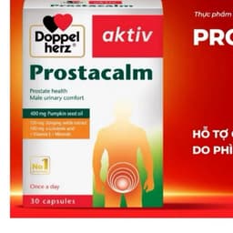 Doppelherz Aktiv Prostacalm (Hộp 30 viên) Viên uống cho người phì đại tiền liệt tuyến,tiểu khó, tiểu rắt, tiểu đêm. 5