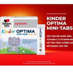 Doppelherz Kinder Optima Mini-Tabs. (Hộp 20 gói) Cốm vitamin cho trẻ em,hỗ trợ tăng cường sức đề kháng 2
