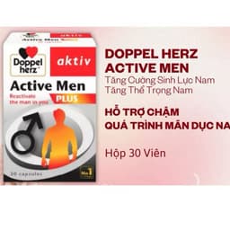 Active Men Plus DoppelHez (hộp 30 viên)- Hỗ Trợ Tăng Cường Sinh Lực,Thể Trạng Nam giới.chậm quá trình mãn dục nam 1