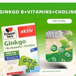 Ginkgo Doppelherz (Hộp 30 viên) Viên uống bổ não,hỗ trợ tăng cường tuần hoàn não và cải thiện trí nhớ 1