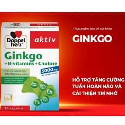 Ginkgo Doppelherz (Hộp 30 viên) Viên uống bổ não,hỗ trợ tăng cường tuần hoàn não và cải thiện trí nhớ 2