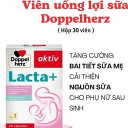 Doppelherz Aktiv Lacta+ (Hộp 30 viên) Viên uống lợi sữa,hỗ trợ cải thiện nguồn sữa mẹ sau sinh 1