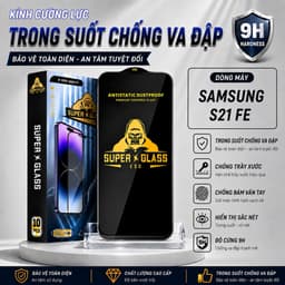 Kính cường lực Samsung S21 FE full màn miếng dán bảo vệ màn hình điện thoại galaxy 1