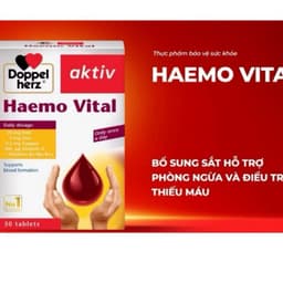 Doppelherz Haemo Vital ( Hộp 30 viên ) Viên uống bổ sung sắt,hỗ trợ phòng ngừa thiếu máu  do thiếu sắt. 2