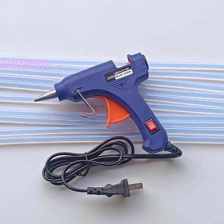 Máy Bắn Keo Cầm Tay kèm keo nến Làm Hoa Handmade DIY, Đồ Thủ Công
